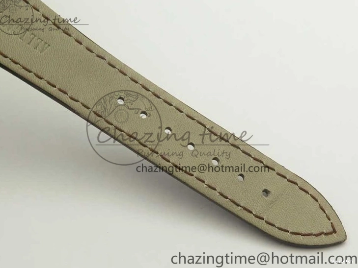 Best Leather Markers Edition Real A3165 Strap Date Brown RG Black Sticks 50519 on Dial Cellini MK 0408